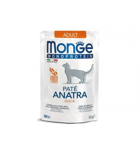 Monge, Cat Monoprotein Pouch, влажный корм д/кошек (утка)